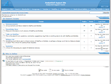 Tablet Screenshot of forum.analystsoft.com